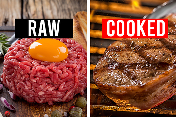 Can A Raw And Cooked Meat Can Be Cooked Together Safely?